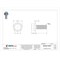 Midwest Fastener Grade 8, 3/8"-16 Flange Bolt, Zinc Plated Steel, 1 in L, 6 PK 71643 - alternate 2